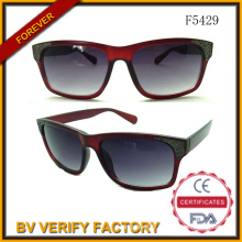 F5429 Classic lunettes de soleil plastique personnalisé